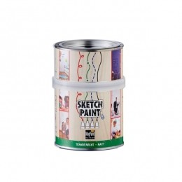 SketchpaintWhiteboardverfTransparantMat1L