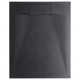 Beliani-AZZURRO-Douchebak-Zwart-120x80x3cm-SMCkunststof