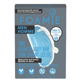 FoamieMen3-In-1BarWatermintLemon90gr