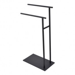 LOFT42YinHanddoekenrek-2roedes-Zwart-Metaal