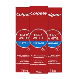 3xColgateTandpastaMaxWhiteOptic75ml
