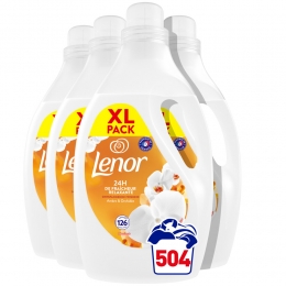 4xLenorWasverzachterAmberOrchidee126Wasbeurten2650ml