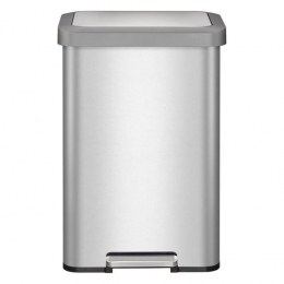 EKOPedaalemmerCozy45Lmatzilverkleurig