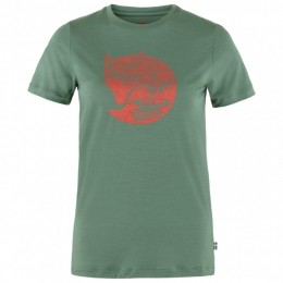 Fjllrven-WomensAbiskoWoolFoxSS-MerinoshirtmaatMgroen