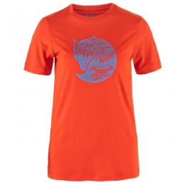 Fjllrven-WomensAbiskoWoolFoxSS-MerinoshirtmaatXSrood