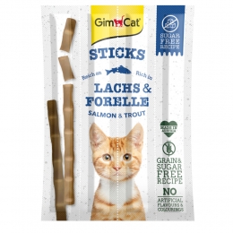 24xGimCatSticksZalmForel4stuks