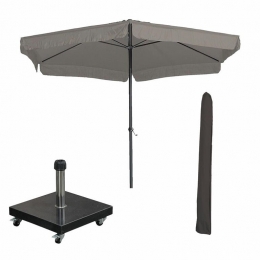 GardenImpressionsDeltaparasol300cmtaupeEurekavoetenhoes