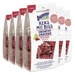 6xBunnyNatureCrunchyCrackerRodeBiet50gr