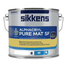 SikkensAlphacrylPureMatSF-OpKleurGemengd-25L
