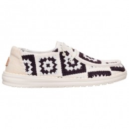 HeyDude-WomensWendyCottageCrochet-Sneakersmaat38wit