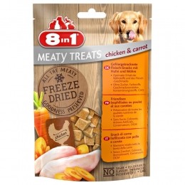 8x8in1MeatyTreatsKipenWortel50gr