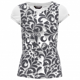 Karpos-WomensLomaPrintJersey-HardloopshirtmaatSgrijs