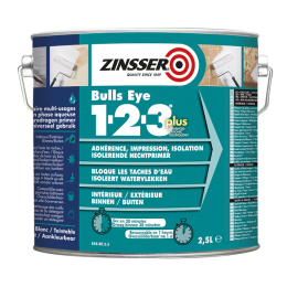 ZinsserBullsEye1-2-3Plus-Primer-Wit-25L