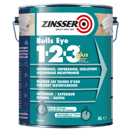 ZinsserBullsEye1-2-3Plus-Primer-Wit-5L