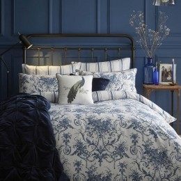 LauraAshleyTuileriesMidnightDekbedovertrekTweepersoons200x