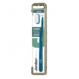 3xJordanTandenborstelGreenCleanChangeMedium4-pack1set