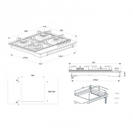 BekoHIAW64325SXNLGaskookplaatGrijs