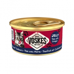 VoskesKattenvoerNatTonijnmetTandbaars85gr