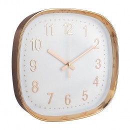 QUVIOWandklok-30cm-Rosegoudenwit