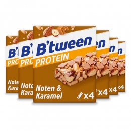 6xHeroBtweenProteinNotenKaramel4x24gr
