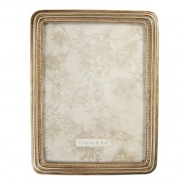 ClayreEefFotolijst15x20cmGoudkleurigKunststof