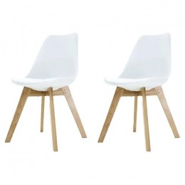 EssenceMaderaeetkamerstoelwit-Houtenonderstel-Setvan2