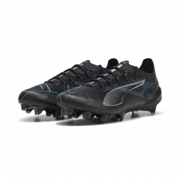 PUMAUltra5UltimateGrasVoetbalschoenenFGZwartZilverBlauw