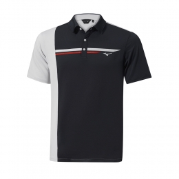 MizunoQDElitePanelPoloZwartHerenMaatS