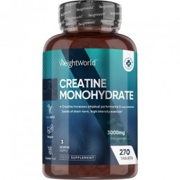 Creatine-3000mg270Tabletten-Creatinemonohydraat-Sportvoeding-3maandenvoorraad