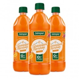 3xSlimpieSiroopSinaasappelFramboos650ml