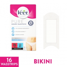 VeetOntharingsstripsBikinilijnPureGevoeligeHuid16stuks