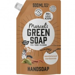 MarcelsGreenSoapHandzeepSandelhoutKardemonNavulStazak500ml