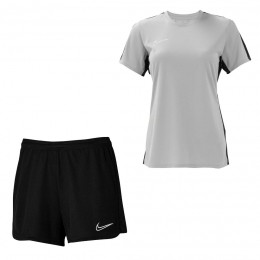 NikeDri-FITAcademy23TrainingssetDamesGrijsZwartWit