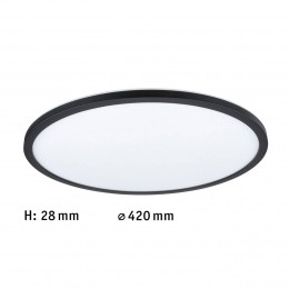 PaulmannAtriaShinepaneel3-stepblack84042cm