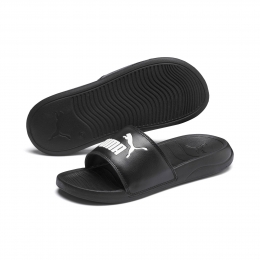 PUMAPopcat20SlippersKidsZwartWit