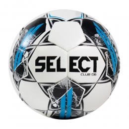 SelectHybridClubDBv23VoetbalMaat4WitZwartBlauw