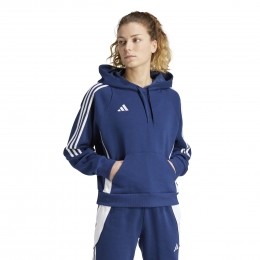 adidasTiro24HoodieDamesDonkerblauwWit