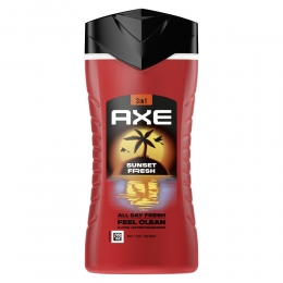 3xAxe3-in-1DouchegelSunsetFresh250ml