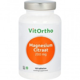 GratisVerzending2xVitorthoMagnesiumCitraat200mg100tabletten
