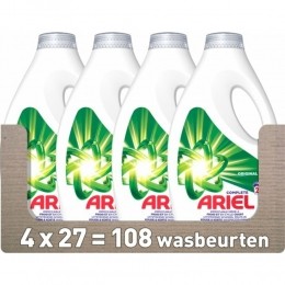 4xArielVloeibaarWasmiddelOriginal27Wasbeurten1215ml