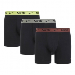 NikeEverydayCottonBoxershortBrief3-PackZwartBronsGrijsGeel
