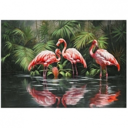 SchilderijenSignesGrimaltFlamingoSSchilderen