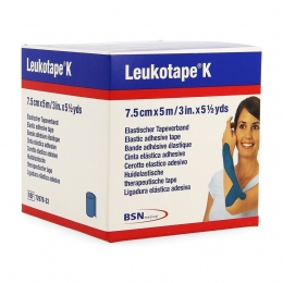 LeukotapeKKleefwindelElastBlauw75cmx5m1