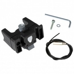 Ortlieb-HandlebarMounting-SetNoLock-Stuurhoudergrijszwart
