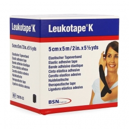 LeukotapeKKleefwindelElastZwart5cmx5m1