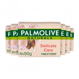 6xPalmoliveTabletzeepNaturalsAmandelMelk4x90gr