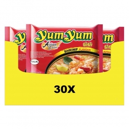 30xYumYumNoodlesSoepPakGarnalen60gr