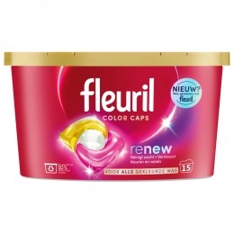 8xFleurilRenewColorCaps15Wasbeurten15stuks
