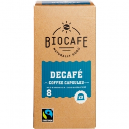 6xBiocafeKoffiecupsDecaf100gr