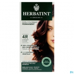HerbatintPermanenteHaarkleuringKoperkastanje4RGevoeligeHoofdhuid150ml